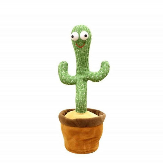 Dancing & Talking Cactus Toy for Kids – Musical Plush Cactus with Voice Recording, Singing, LED Lights & Interactive Educational Toy
