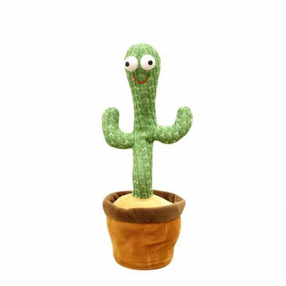 Dancing & Talking Cactus Toy for Kids – Musical Plush Cactus with Voice Recording, Singing, LED Lights & Interactive Educational Toy