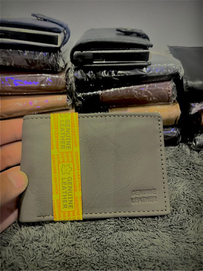 Premium Genuine Leather Wallet for Men | Slim Bifold Leather Wallet