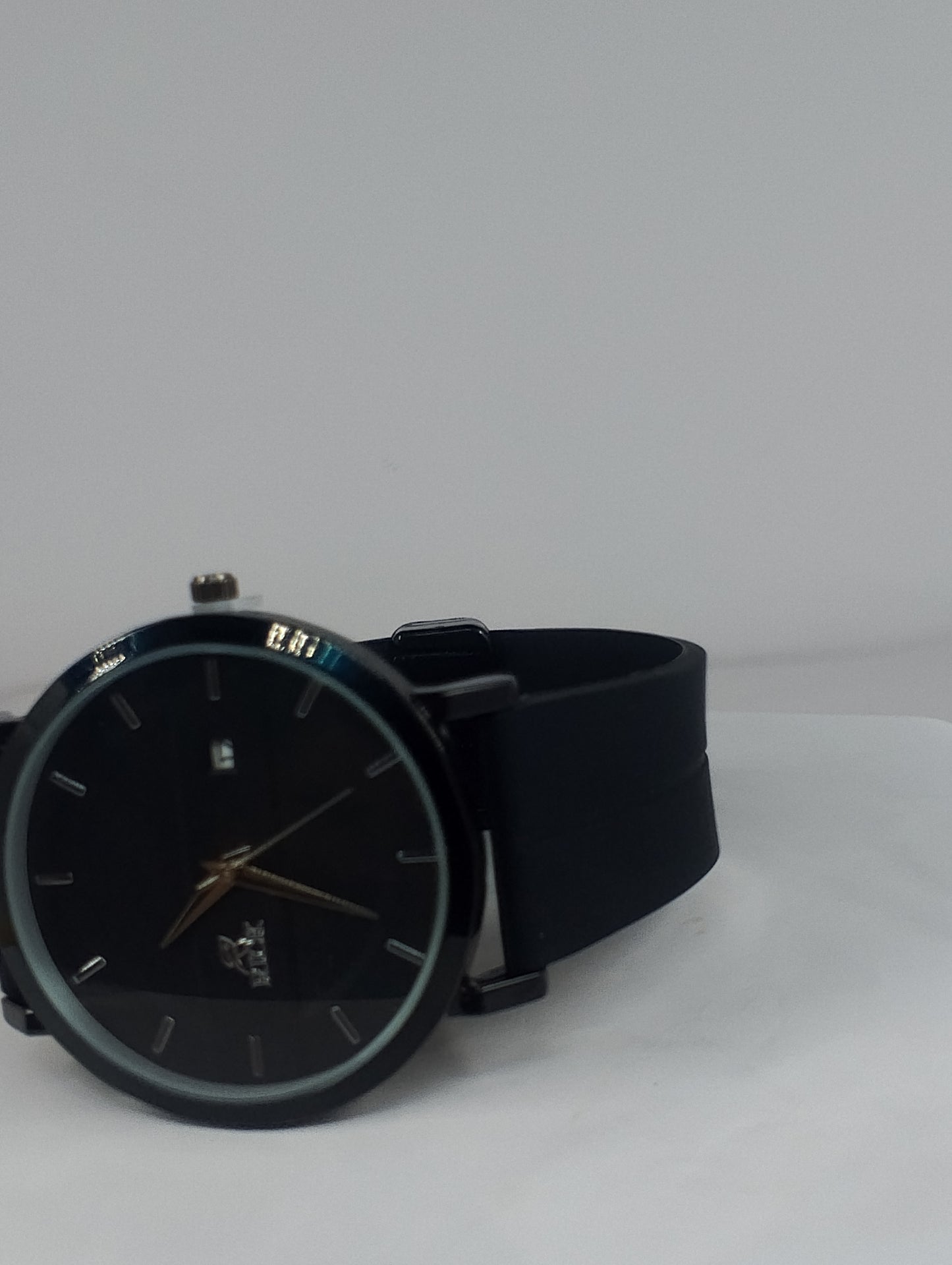 Classic Men's Black Analog Watch – Minimalist Luxury Wristwatch with Date Display | Business & Casual