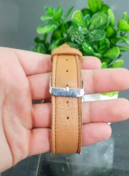 Premium Wooden Watch for Men – Stylish Natural Wood Dial with Genuine Leather Strap
