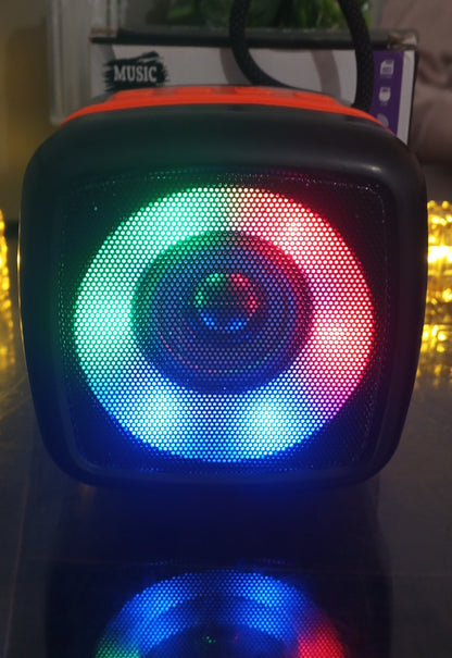 X-911 Wireless Bluetooth Speaker – Portable Disco Speaker with RGB LED Lights, TWS & USB