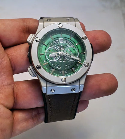 Luxury Black Chronograph Men's Watch – Premium Sporty Design