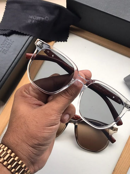 Premium Transparent Blue Light Blocking Glasses | Stylish Clear Frame Computer Glasses for Men & Women