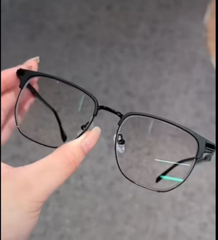 Premium Anti-Blue Light Square Eyeglasses | Fashion Metal Frame Computer Glasses for Men & Women